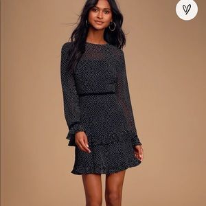 Lulus floral to see dress size xs